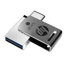 HP Pendrive OTG Tipo C 64GB Metálico1