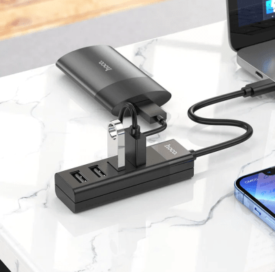 Adaptador HUB TIPO C 4 en 1 HB25 3.0/2.0