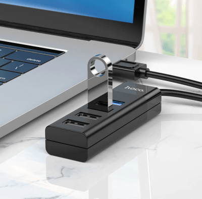 Adaptador HUB USB 4 en 1 HB25 3.0/2.01