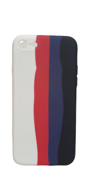 Carcasa iPhone 7/8/SE 2020 Silicona Colores y Lineas 11
