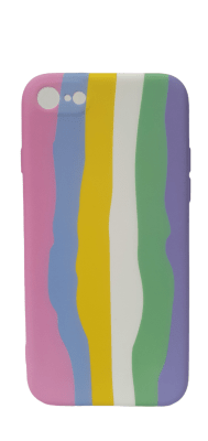 Carcasa iPhone 7/8/SE 2020 Silicona Colores y Lineas 41