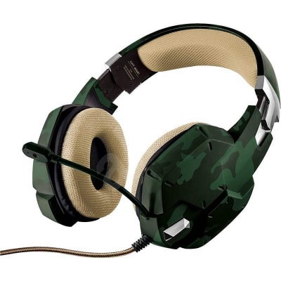 Trust Audifonos Gamer CARUS Green Camo GXT 322C3