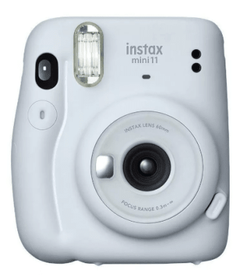 Kit Mini 11 Instax Fujifilm Ice White + Film 101