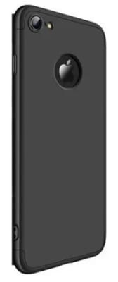 Carcasa GKK Iphone 7 Negra Bordes 360°1