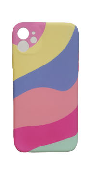 Carcasa iPhone 11 Silicona Colores y Lineas 41