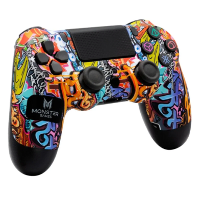 Joystick Inalambrico Monster Games PS4 Diseño Stroke