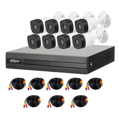 Dahua Kit 8 Camaras Bullet 2MP XVR1TB1