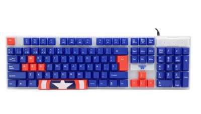 KIT GAMER CAPITAN AMERICA 3 EN 1