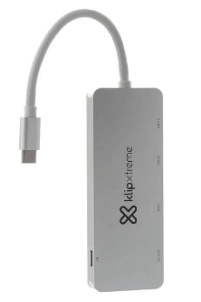 Hub Klip Xtreme USB-C + 5 en 1 gris1