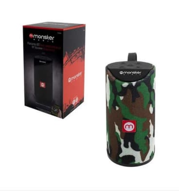 Parlante BT Monster Anti salpicaduras P450M camuflaje verde1