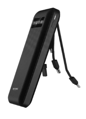 Power Bank 10000 mah Motomo G83 Negro