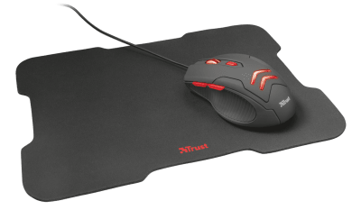 Trust Pack Mouse Gamer y Mouse Pad ZIVA1
