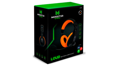 Audifono Monster Gamer Loud Multiplataforma Naranjo1