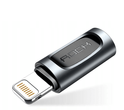 Adaptador Tipo C a Lightning Rock Gris Oscuro1