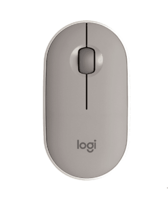 Logitech Mouse Pebble Inalámbrico Gris1