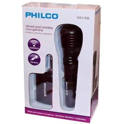  Micrófono Inalambrico Alambrico Philco WM-3082