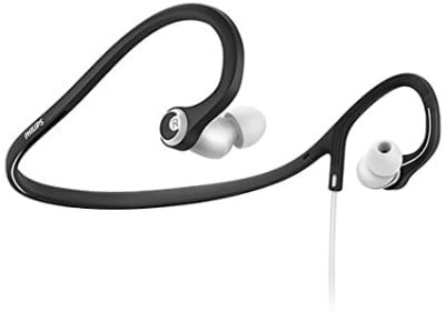 Audifono Philips ActionFit Auricular Intraaural Banda para Cuello Negro. SHQ4300WS/27 1