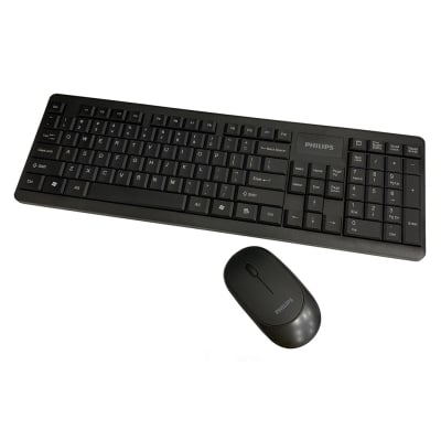 Teclado y Mouse PHILIPS Inalambrico C314 Receptor USB2