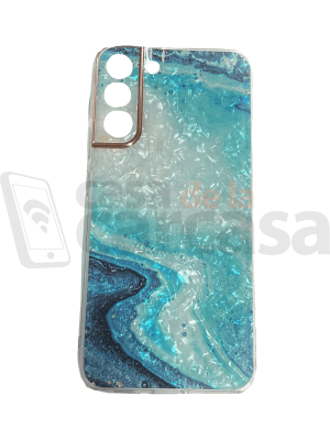 Carcasa S22 Plus Nacar Azul1