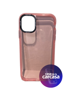 carcasa 14PLUS fluor rosa