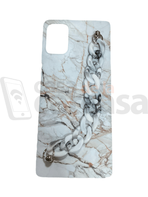 Carcasa S20 Fe Marmol Strap Blanco1