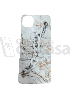 Carcasa A22 5G Marmol Strap Blanco1