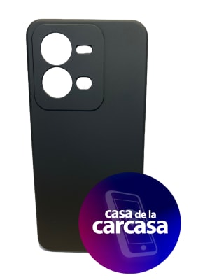 Carcasa Silicona Vivo V25 Negro1