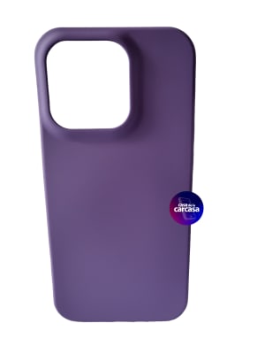 CARCASA IPHONE 15 PRO SILICONA LILA