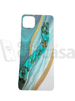 Carcasa A22 5G Marmol Strap Verde1