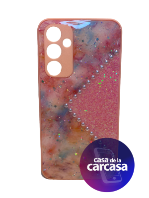 CARCASA A54 GLITTER MARMOL1