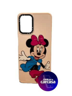 CARCASA IP 14 PLUS DISNEY  ROSADO
