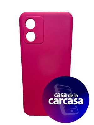 CARCASA SILICONA E13 FUCSIA1
