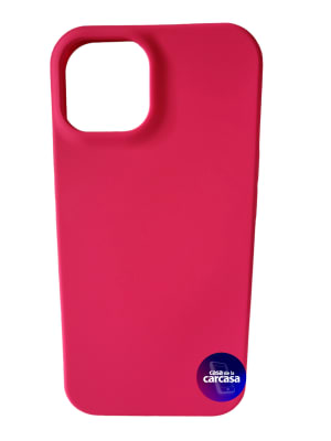 CARCASA IPHONE 15 SILICONA FUCSIA2