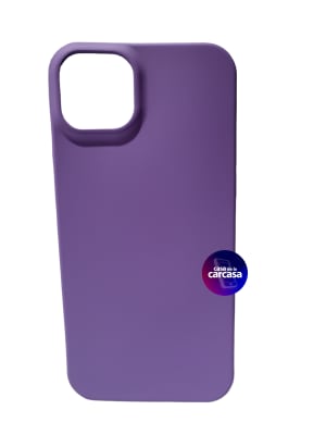 CARCASA IPHONE 15 PLUS SILICONA LILA2