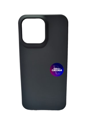 CARCASA IPHONE 15 PRO MAX SILICONA NEGRO2
