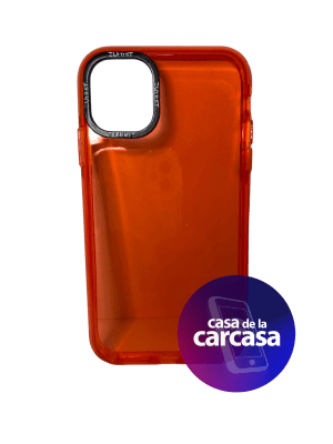 carcasa 14PLUS fluor rojo