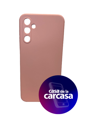 CARCASA A34 SILICONA ROSADO1