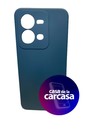 CARCASA SILICONA V25 AZUL