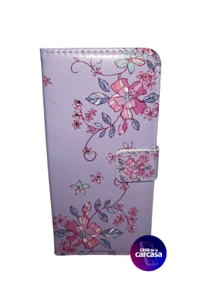 CARCASA FLIP COVER S20 FE LILA FLORES2