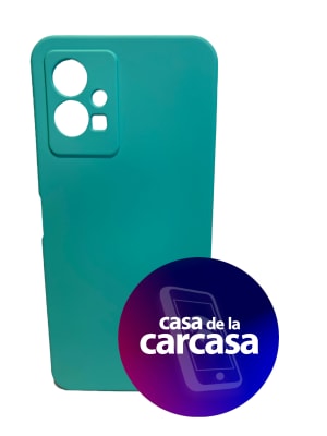 CARCASA Y75/Y55 SILICONA CELESTE1