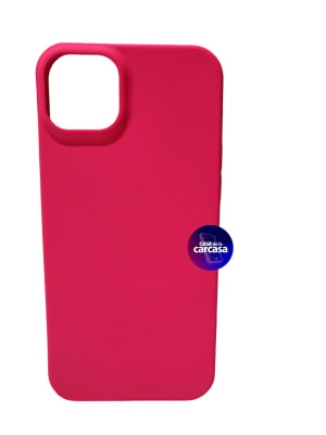 CARCASA IPHONE 15 PLUS SILICONA FUCSIA