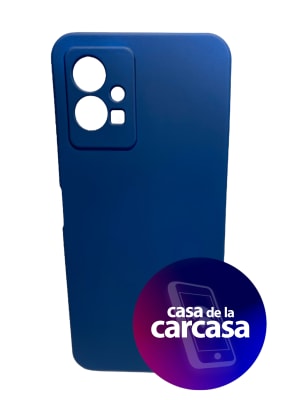 Carcasa Silicona Vivo Y55 azul1