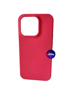CARCASA IPHONE 15 PRO SILICONA FUCSIA2