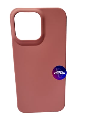 CARCASA IPHONE 15 PRO MAX SILICONA ROSADO2