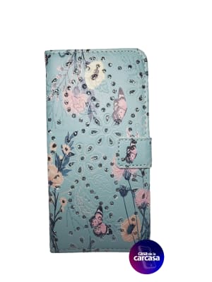 CARCASA FLIP COVER A34 5G MARIPOSA CELESTE2