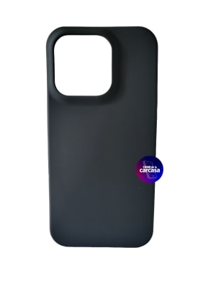 CARCASA IPHONE 15 PRO SILICONA NEGRO2
