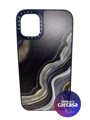 CARCASA IP 11 CASETIFY NACAR NEGRO1