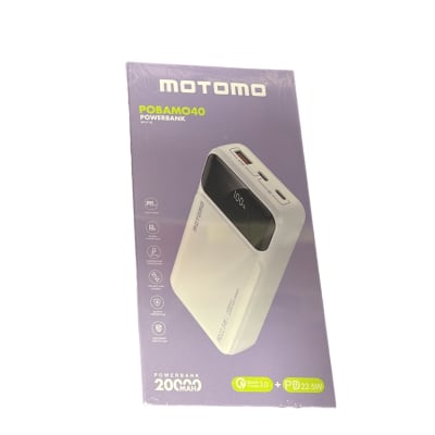 Power Bank 20.000 mAh POBAMO40 Motomo Blanco1