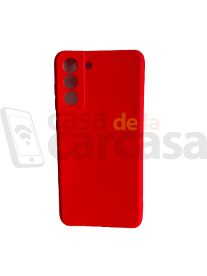 Carcasa Silicona S21 Fe Rojo1