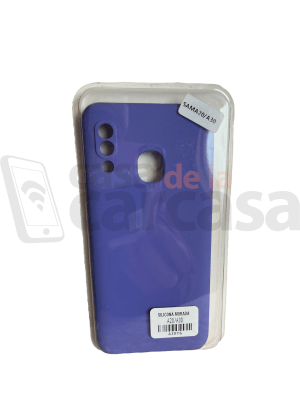 Carcasa Silicona Morada A20/A301